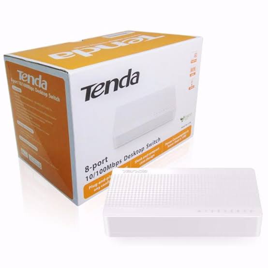 Switch Tenda S108 8-Port 10/100Mbps me Shpejtësi 200Mbps