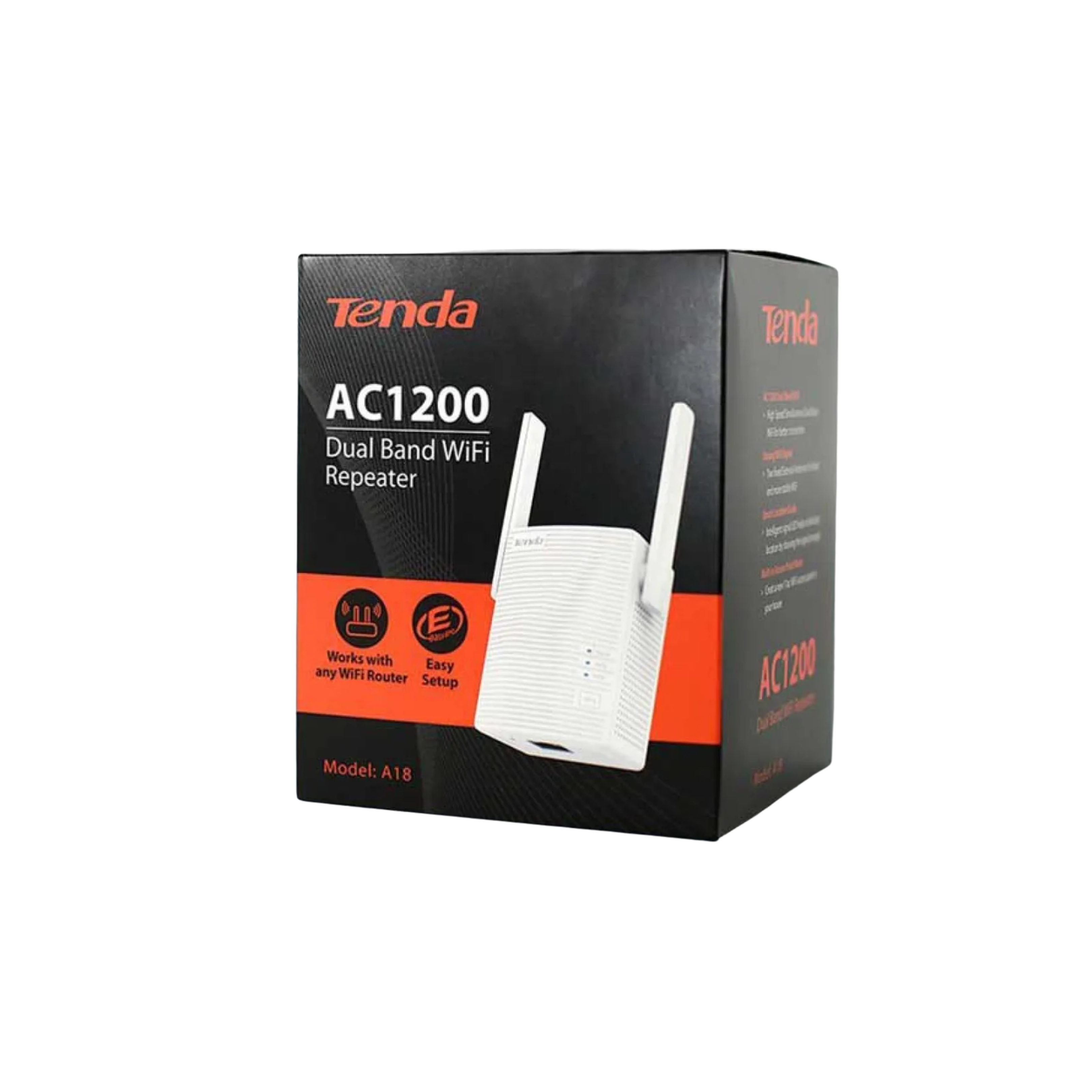 Zgjerues WiFi Tenda A18 AC1200 Dual Band me 2 Antena 2.4GHz & 5GHz